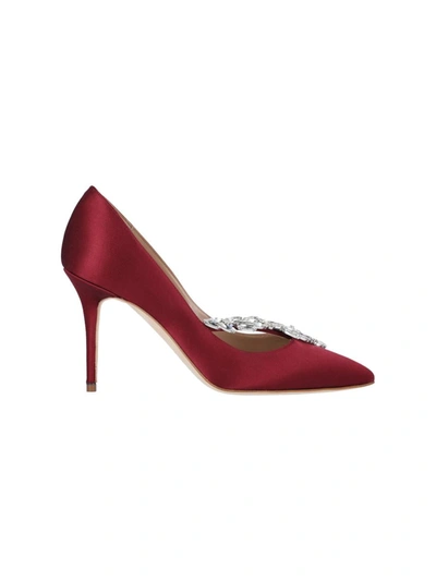 Manolo Blahnik High-heeled Shoe In Rosso