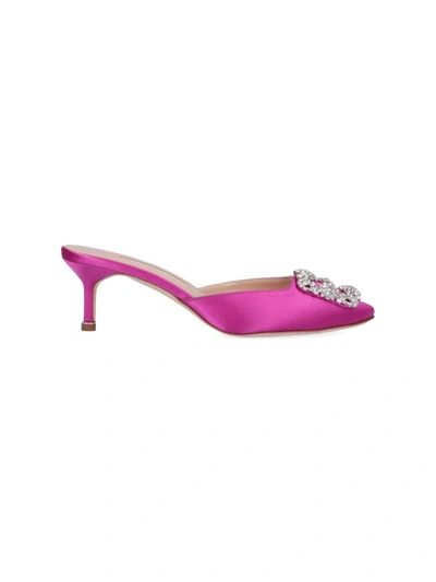 Manolo Blahnik With Heel In Violet