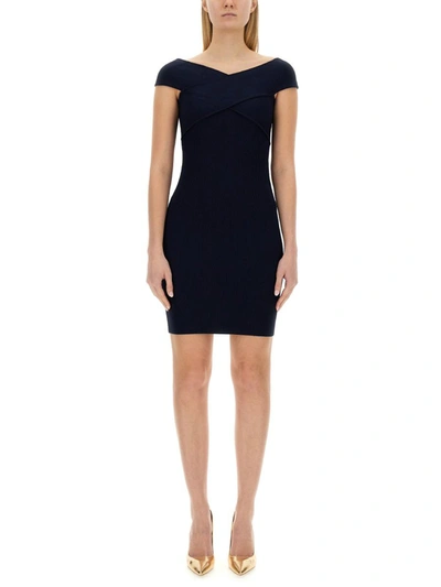 Michael Michael Kors Mini Dress In Blue