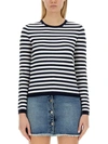 Michael Michael Kors Striped Shirt In Multicolour