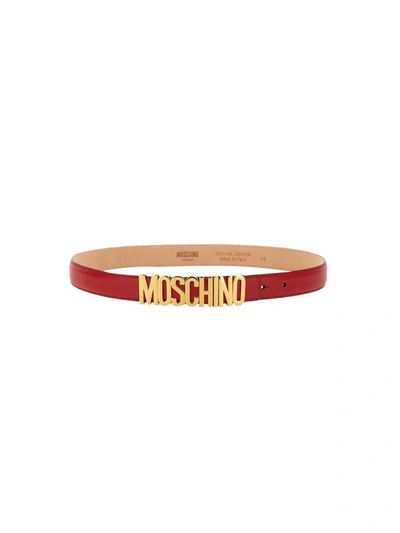 MOSCHINO MOSCHINO BELT WITH LOGO