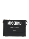 MOSCHINO MOSCHINO CLUTCH BAG WITH LOGO