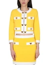 MOSCHINO MOSCHINO HEART BUTTONS CREPE JACKET