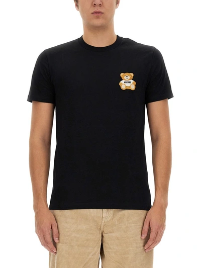 Moschino T-shirt With Logo In Black