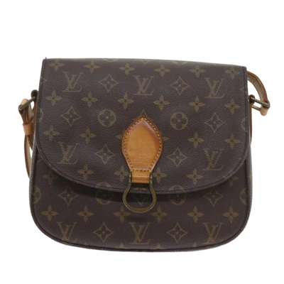 Pre-owned Louis Vuitton Saint Cloud Canvas Shoulder Bag () In Brown