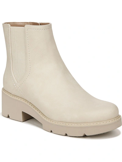 Naturalizer Cade Chelsea Booties In Porcelain Faux Leather