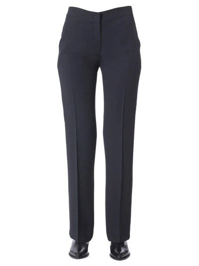 N°21 Trousers With Side Band In Black