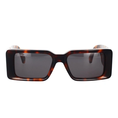Off-white Sunglasses In Brown