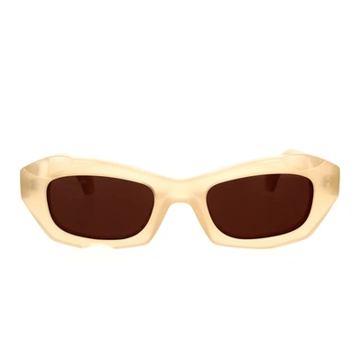 Off-white Sunglasses In Brown