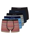 Paul Smith Confezione Da Cinque Boxer In Multicolour