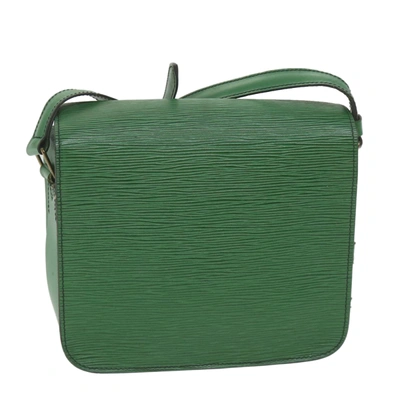 Pre-owned Louis Vuitton Cartouchiere Leather Shoulder Bag () In Green