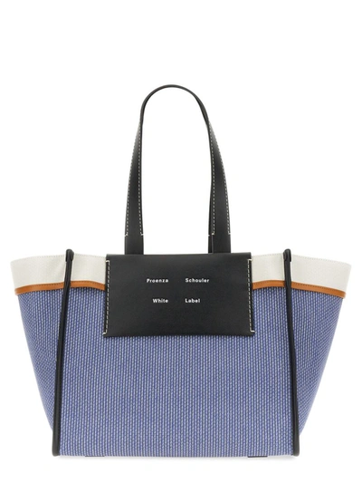 Proenza Schouler White Label "morris" Tote Bag In Blue