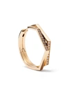 Repossi 18kt Rose Gold Antifer Diamond Hoop Earrings In Pink Gold