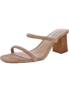 Steve Madden Honey Womens Padded Insole Slip On Heel Sandals In Multi