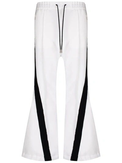 Sacai Drawstring Trousers In Beige