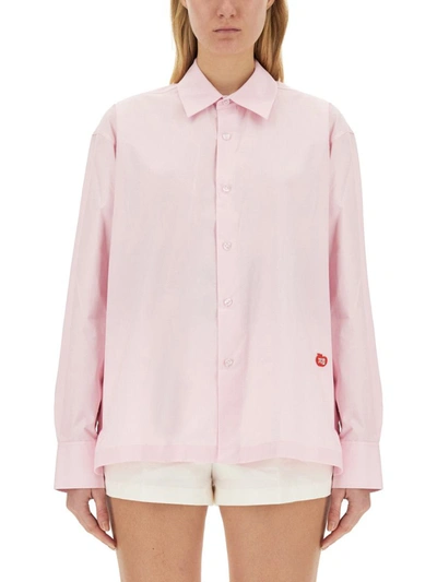 Alexander Wang T T By Alexander Wang Cotton Shirt In Pink