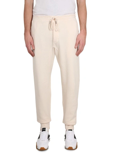 Tom Ford Jogging Pants In Ivory