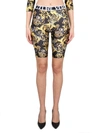VERSACE JEANS COUTURE VERSACE JEANS COUTURE BERMUDA SHORTS WITH COUTURE LOGO PRINT