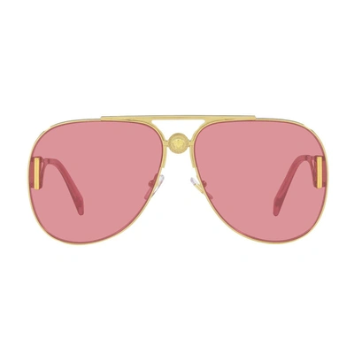 Versace Sunglasses In Gold