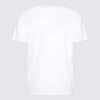 VERSACE VERSACE WHITE AND BLACK COTTON T-SHIRT