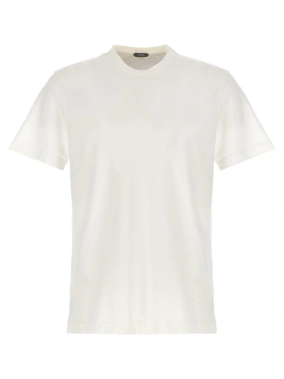 Zanone 'ice Cotton' T-shirt In White