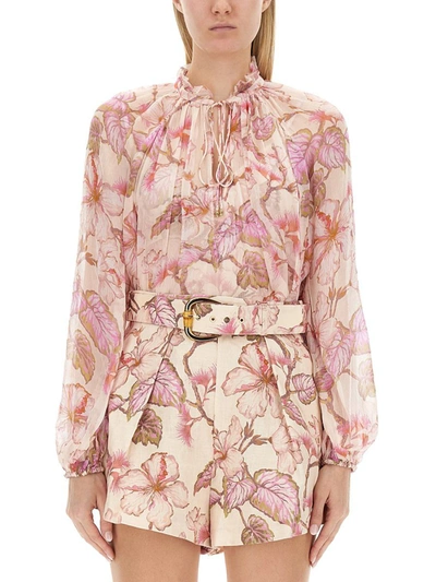 ZIMMERMANN ZIMMERMANN FLORAL PRINT SHIRT