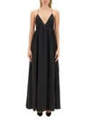 Zimmermann Open-back Gathered Silk Maxi Dress In Black