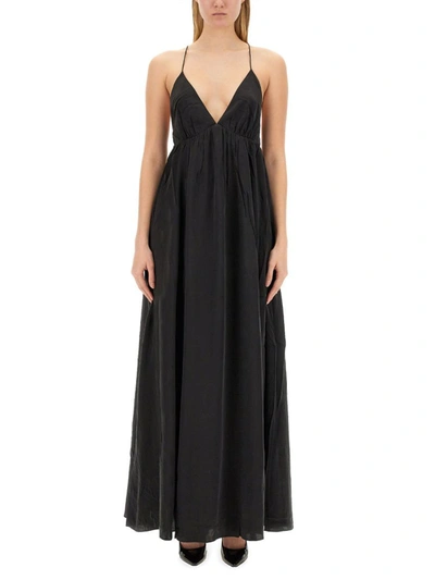 Zimmermann Silk Slip Dress In Black