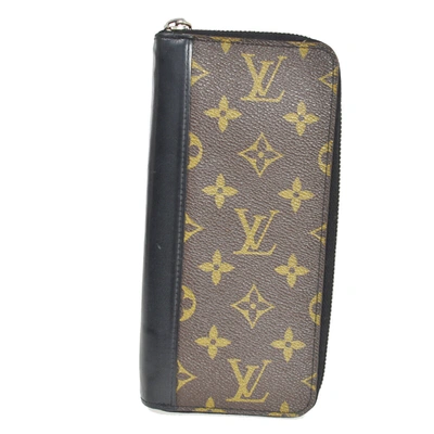 Pre-owned Louis Vuitton Portefeuille Zippy Canvas Wallet () In Brown