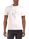 FRENCH CONNECTION ELEPHANT MENS GRAPHIC CREWNECK T-SHIRT