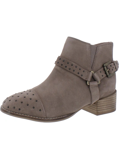 Seychelles Vip Womens Leather Studded Ankle Boots In Grey