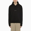 Ami Alexandre Mattiussi Ami Paris Ami De Coeur Black Sweatshirt Hoodie Men In Black