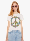 Mother The Lil Goodie Goodie Tie-dye Graphic Tee In Peace Flow