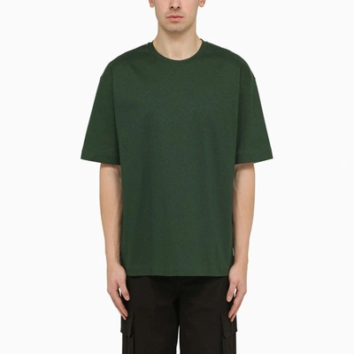 Burberry Dark Green Cotton T-shirt Men