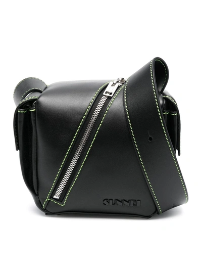 Sunnei Handbag In Black