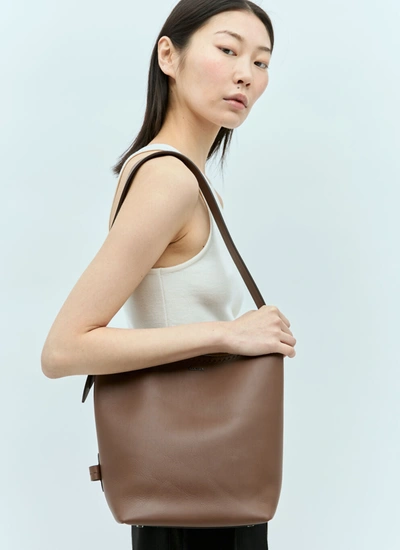 Max Mara Women Small Archetipo Shopping Bag In Brown