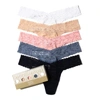 Hanky Panky Women's Supima Cotton Low Rise Thong 5 Pack Underwear, 8915815pk In Brown