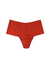 Hanky Panky Breathe High Waist Thong In Red