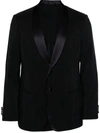 Giorgio Armani Crease-effect Single-breasted Blazer