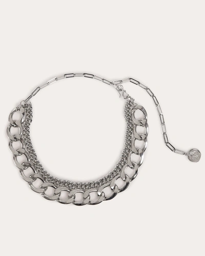 Ramy Brook Ivanna Chain Belt In Silver