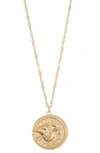 MELROSE AND MARKET HEIRLOOM COIN PENDANT NECKLACE