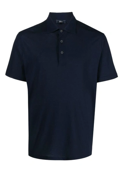 Herno T-shirts And Polos In Blue