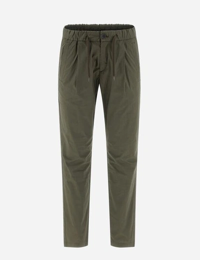 Herno Trousers In Light Cotton Stretch - Male Trousers Light Military L