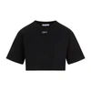 OFF-WHITE OFF-WHITE  STAMP CROPPED T-SHIRT TSHIRT