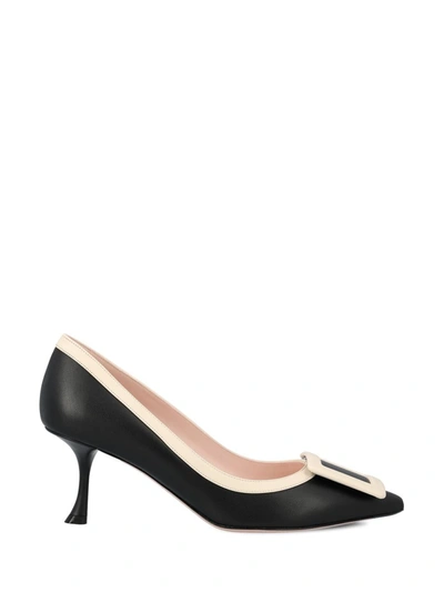 Roger Vivier Heeled Shoes In B999(nero)+c019(cire'')