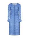 Baum Und Pferdgarten Janis Dress In Blue Mini Rose In Light Blue Mini Rose