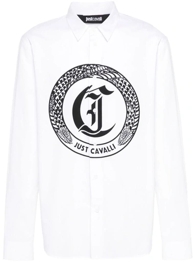 Just Cavalli Shirts In White