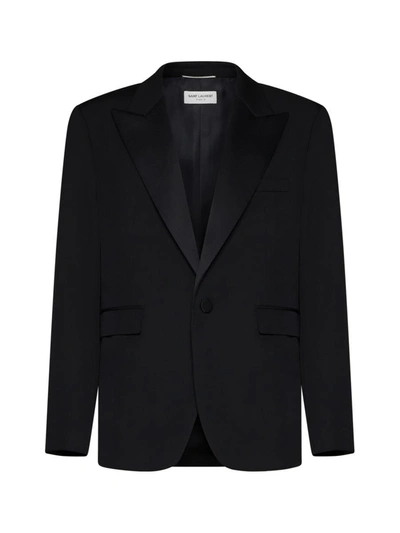 Saint Laurent Jackets In Black