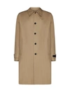 Versace Raincoat In Champagne