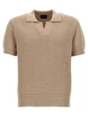 BRIONI BRIONI KNITTED POLO SHIRT